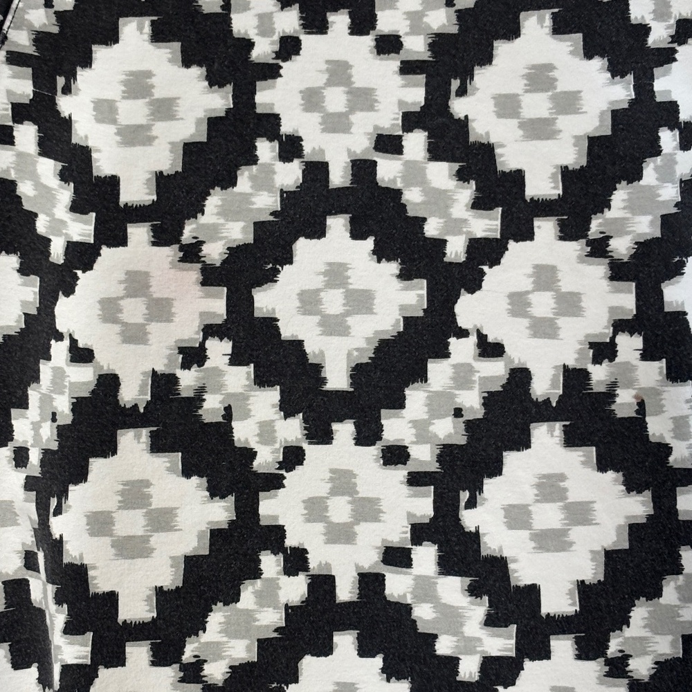 MINKPINK Fit & Flare Mini Dress - Black/Gray/White Abstract Pattern Size M - Picture 10 of 12